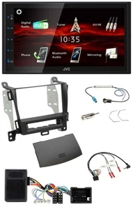 JVC USB Bluetooth Lenkrad DAB 2DIN Autoradio für Opel Zafira ab 13 jet black - Bild 1 von 12