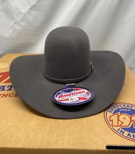 American Hat Company 10X Cowboy Hat 4 1/2 Brim - Size 6 3/4 - Steel - Picture 1 of 10