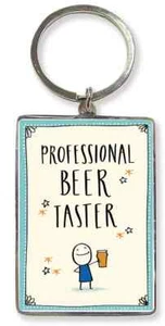 Professional Beer Taster KeyRing. Gift For Male. Fathers Day, Christmas Birthday - Picture 1 of 1