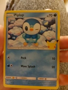 Mcdonalds pokemon cards Piplup 2021 - Picture 1 of 2