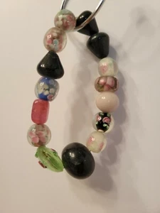 7 Zoll Perlen Stretch Armband Glasperlen Bunt #3 - Bild 1 von 3