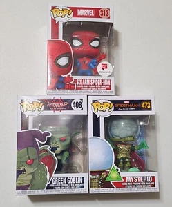 Pop Funko Figure Lot Marvel Six Arm Spider-Man, Mysterio & Green Goblin - Picture 1 of 6