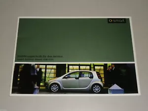 Testo di Introduzione per Il Servizio Smart Forfour Diesel Con OM639, Stand 2004 - Foto 1 di 1