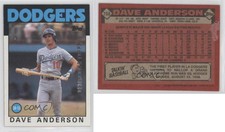 2017 Topps Rediscover Topps Buybacks Silver Dave Anderson #1986-758