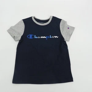 Champion Kids Navy & Gray Short Sleeve Tee 14/16 NWT - Picture 1 of 4