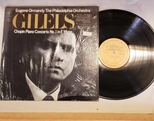 EUGENE ORMANDY ORCHESTRA EMIL GILELS CHOPIN PIANO CONCERTO  1 COLUMBIA XSM 79076 - Picture 1 of 1