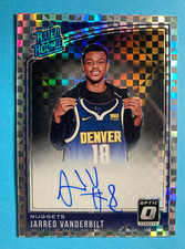 2018-19 Donruss Optic JARRED VANDERBILT  Checkerboard AUTO * True 1/1 LA LAKERS