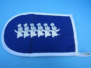 FS RARE NEW PILLSBURY DOUGHBOY BLUE CHORUS LINE OVEN MITT - Poppin' Fresh 1996 - Picture 1 of 4