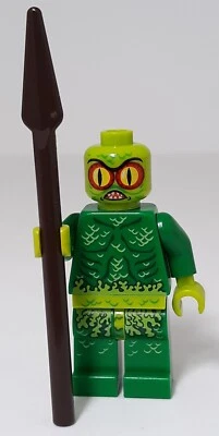 Lego Monster Fights Swamp Creature Minifigure mof014 No Headgear Mask With Spear - Image 1 of 2