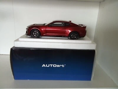 CHEVROLET Camaro ZL-1 AUTOART 1/18- Bordeaux Métallisé- Mint condition inbox-Bôi - Photo 1/4