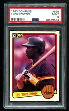 1983 Donruss Tony Gwynn RC #598 PSA 9 MINT HOF PADRES