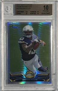 2013 Topps cromo fútbol #14 refractores Keenan Allen Prizm/260 RC BGS 10 - Imagen 1 de 2