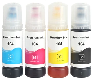 Drucker Tinte Refill für EPSON 104 Etank ET-2810 ET-2811 ET-2812 ET-2814 ET-2815 - Bild 1 von 4