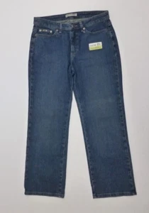 Lee Jeans Womens Sz 10P Blue Natural Straight Leg Just Below Waist Jeans New  - Picture 1 of 3