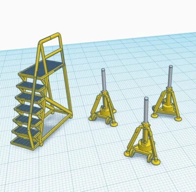 Set-03 / Accessoires pour jets Modernes - 1/72 (Mirage-Rafale-Jaguar) - Photo 1/4