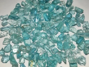 Natural Raw Aquamarine Crystals 95 Grams slightly Included For Facet Blue Color - Picture 1 of 4
