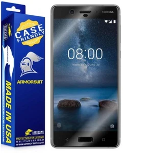 [2-Pack] ArmorSuit MilitaryShield Nokia 8 Case Friendly Screen Protector - Picture 1 of 6