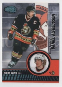 2003-04 Pacific Invincible Daniel Alfredsson /350 Ottawa Senators #68 R92