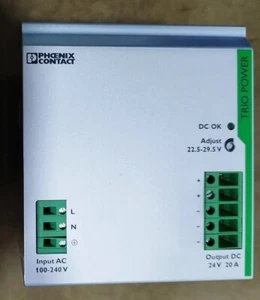 ▀▄▀▄▀ PHOENIX CONTACT TRIO-PS/1AC/24DC/20 POWER SUPPLY QUINT POWER TRIO PS 1AC - Imagen 1 de 2