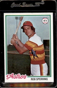 1978 Topps #514 Rob Sperring Houston Astros - Nice Card - Picture 1 of 2