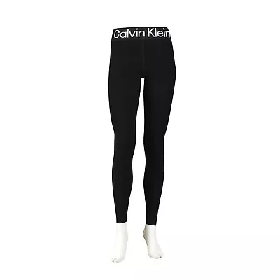 Calvin Klein Leggings in schwarz mit Schriftzug für Damen S M L XL Leggins Hose - Bild 1 von 4