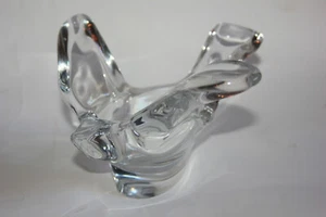 Estatuilla de Colección Vidrio Artístico Pájaro Moderno Caramelo Plato Baratija Portavelas Pájaros - Imagen 1 de 9