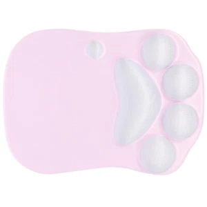Tapis De Souris Patte Chat Fille Coussin Repose-poignet Ergonomique - Photo 1/12
