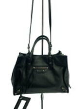 Balenciaga Handbag Shoulder Bag 2way Black Leather Women's