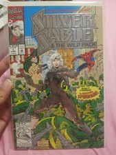Silver Sable and the Wild Pack #1 Jun 1992 Marvel Comics FOIL COVER  HIGH GRADE!