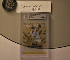 2019 Leaf Valiant Draft New Dawn Pre-Production Clear Gold Matt Canterino 1/1 