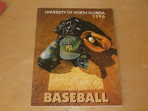 1996 UNIVERSITY OF NORTH FLORIDA COLLEGE BASEBALL MEDIA GUIDE EX-MINT - Picture 1 of 1