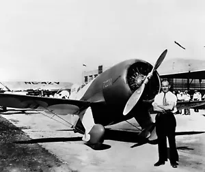 Jimmy Doolittle Posing with Racing Plane Portrait Photo Photograph Art Print - Picture 1 of 2