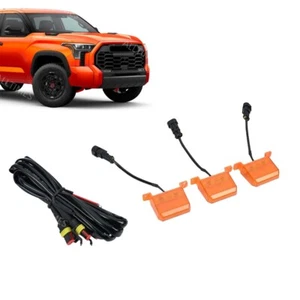 2022 2023 For Toyota for Tundra for TRD 3pcs LED Front Grille Lights Kit Amber - Bild 1 von 7