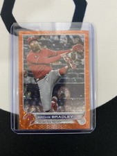 2022 Topps Series 1 ARCHIE BRADLEY Orange Foil 242/299 - Philadelphia Phillies