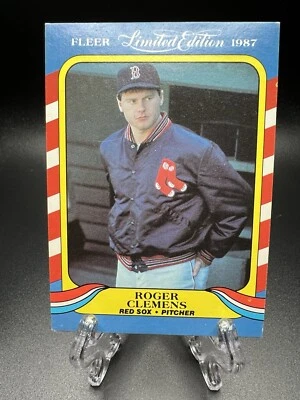 1987 Fleer Limited Edition #9 Roger Clemens Red Sox - Image 1 of 2