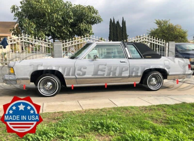 Mercury Grand Marquis 1979-1991 cupé de 2 puertas panel basculante moldura 6" 10 piezas FL Foto 1 de 4