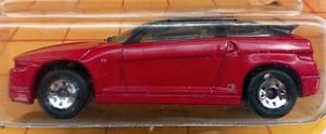 1989-1991 ALFA ROMEO SZ Collectible Matchbox 1/64 Scale Doe Cast Metal Red Black - Picture 1 of 6