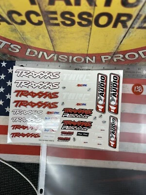 TRAXXAS KA2184 Decal Sheet New USA Shipped - Image 1 of 4