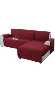 Reversible Waterproof Pet Sofa Cover L Shape Chaise Longue Slipcover Couch Mat - Picture 1 of 11