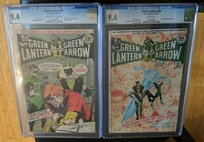 Green Lantern 85 CGC 9.4 & Green Lantern 86 CGC 9.4 Classic Anti-Drug Issues DC