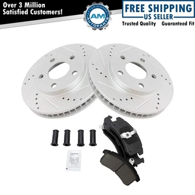 Juego de pastillas de freno de cerámica y rotor de rendimiento delanteras para Century Venture Foto 1 de 4