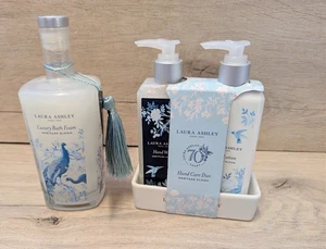 Laura Ashley Heritage Bloom Luxurious Bath Foam & Hand soap moisturizer set - Picture 1 of 5