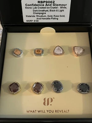 Bomb Party Simply Studs Classic Edition RBP9062 Confidence and Glamour 4 Pair - Image 1 of 4