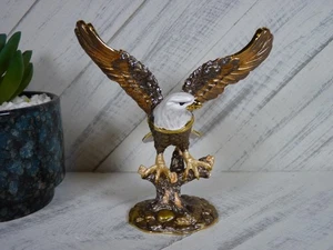 Caja de baratija con bisagras Cracker Barrel Jeweled Eagle - Nueva en caja - N12 - Imagen 1 de 8