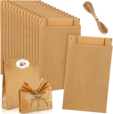 50 Pieces Soap Paper Bags, 5'' X 8'' Kraft Paper Bags for Packaging Soap Making  - Image 1 of 4