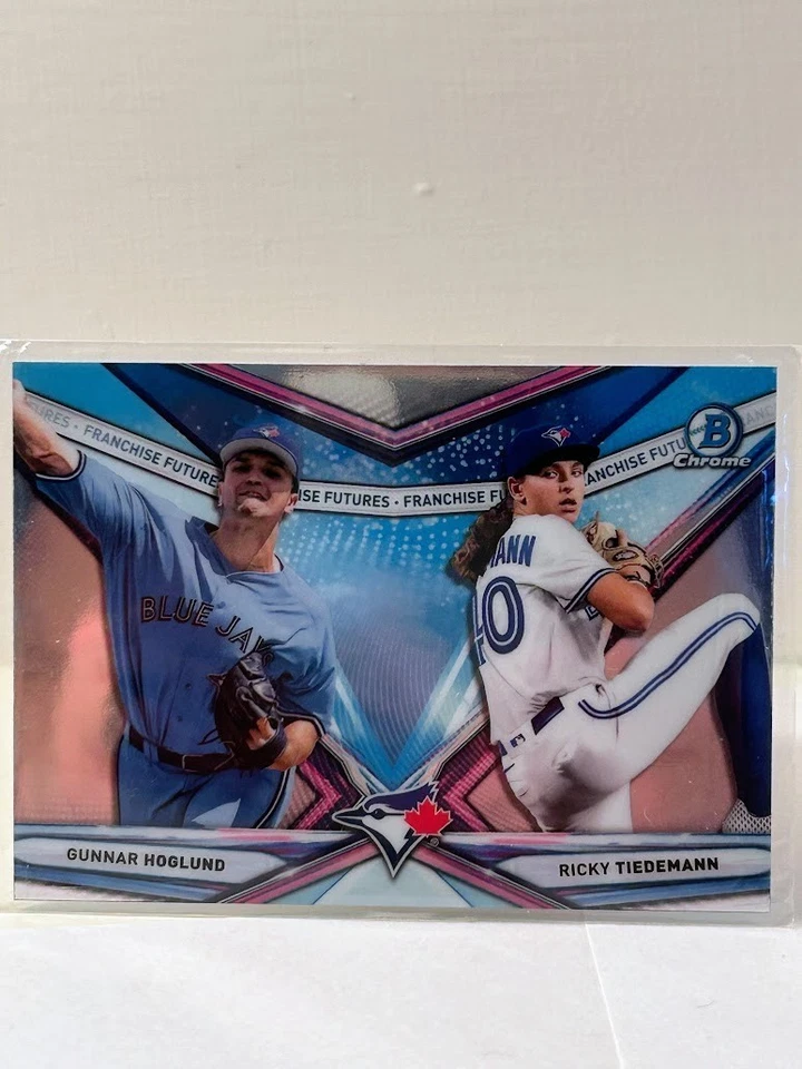 2021 Bowman Chrome Franchise Futures Gunnar Hogland/ Ricky tiedemann Blue Jays - Image 1 of 1