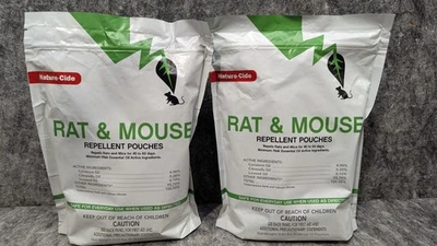 🔥2 Packs🔥 Natural Cornmint Citronella Linseed Oil Mouse Rodent 12 Pouches/Pack - Image 1 of 4
