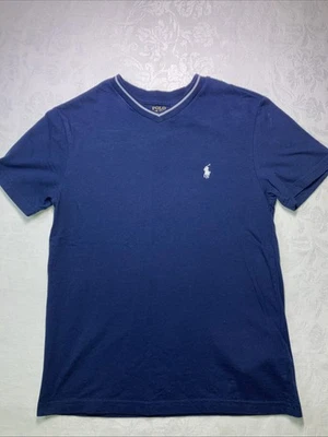 Polo Ralph Lauren Shirt Boys Size 8 Small Short Sleeve V Neck T-shirt - Image 1 of 4