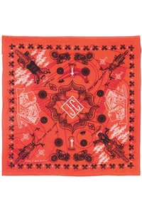 Lebensfreude Christian Biker Bandana Taschentuch 22 x 22 cm orange - Bild 1 von 1