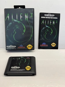 Sega Genesis Alien 3 CIB Complete In Box NEAR MINT! - Picture 1 of 8